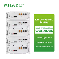 Système d'énergie solaire hybride Whayo Deye Inverter 3KVA 3.6KVA 5KVA 8KVA, système d'énergie solaire complet avec batterie au lithium
