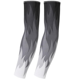 Manchon de compression personnalisé avec logo, manchon de sport par sublimation, protection UV, rafraîchissant, élastique, pour boxe, MMA, coude, vente en gros, OEM - Product Image 4