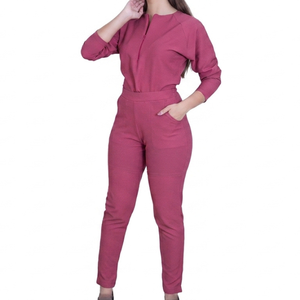 Purple Color Custom Polyester Cotton Short Sleeve Women Surgical <b>Scrub</b> Sets Hospital Doctors Suits Nurse Uniform <b>Clothes</b> - Product Image 1