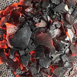Charbon de coco noir naturel de haute qualité pour barbecue et chicha |   Sans fumée |   Charbon de coco premium à combustion longue durée 4-6 heures, faible teneur en cendres - Product Image 3