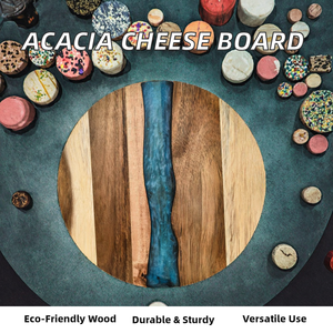 Tabla de Cortar de Madera de Acacia con Mango, Tabla de Charcutería Rectangular de 2.0 cm de Grosor, Apta para Lavavajillas, Tabla de Cortar para Cocina para Carne - Product Image 2