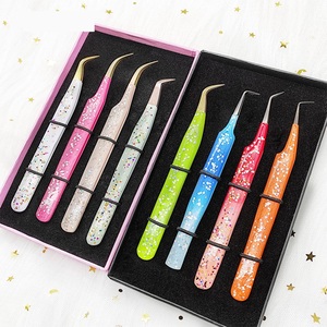 Pinzas para Pestañas Personalizadas, Punta Recta para Cejas, Acero Inoxidable, Ligeras, Reutilizables, Modelo Clásico AE-1101, Marca Privada ANAAIF - Product Image 2