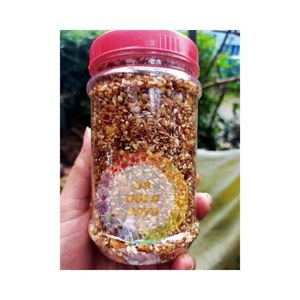 Mezcla de sal de cacahuete y hierba de limón, sal granulada marrón, especialidad del centro de Vietnam, cacahuete seco instantáneo con salsa de pescado. - Product Image 3