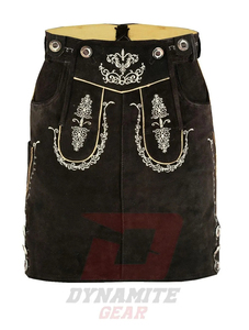 Classic Bavarian Trachten Lederhosen Handmade Genuine Leather Oktoberfest Festival Wear Unisex ZASSON SPORTS ZSF-Bjj-9018 - Product Image 6