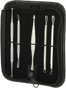 Factory Price 8 PCS Pack <b>Blackhead</b> Remover Tool Stainless Steel Pimple Blemish Comedone <b>Extractor</b> Face Care Beauty Tool Set Kit - Product Image 1