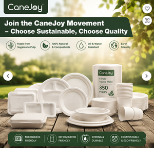 Eco-friendly Heavy Duty Bagasse <b>Plate</b> Biodegradable Sugarcane Pulp Compostable <b>Disposable</b> Microwavable Freezer Safe Dinnerware - Product Image 2