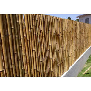 Vigifarm Natural Treated Bamboo <b>Pole</b> Privacy Fence Customizable Length Eco-Friendly <b>Garden</b> Screen with Customizable Size - Product Image 2