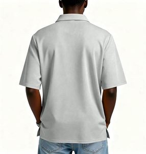 Camisa Polo de Lujo para Hombre, Mezcla de Algodón de Alta Calidad, Manga Corta, Informal, para Negocios, Golf, Tenis, Ropa Deportiva, Bordado Personalizado - Product Image 2