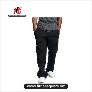กางเกงวอร์มผู้ชาย JUST FITNESS GEARS รุ่น Pro Club ผ้าโพลีเอสเตอร์/คอตตอนฟลีซ สำหรับฤดูหนาว สวมใส่สบาย ยืดหยุ่นสูง กันยับ คุณภาพสูง - Product Image 2