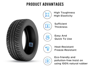 Parche Universal de Caucho Natural para Neumáticos de 42 mm para Reparación de Neumáticos de Coche, Bicicleta y Camioneta Ligera - Product Image 5