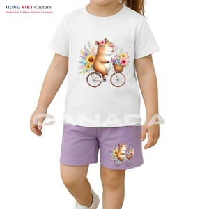T-shirt en coton respirant 180 GSM pour garçons, coupe confortable avec motif 3D - Product Image 1