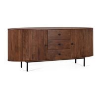 Buffet de luxe en bois massif, meuble de rangement pour chambre et salon, buffet en bois durable, mobilier de qualité export