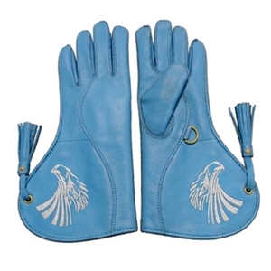Guantes de Cetrería de Cuero de Primera Calidad, Bajo MOQ, Equipo de Caza Seguro, Precio Económico, OEM - Product Image 2