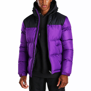 Chaqueta Acolchada de Lona Premium para Hombre, Diferentes Colores, Tallas Grandes, Estilo Sencillo, con Mangas Largas y Capucha, Ropa de Invierno - Product Image 1