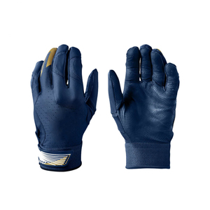 Customizable Adult Left-Handed Baseball Batting Gloves <b>Hook</b> Loop Closure Custom Color Unique Design Leather Durable Breathable - Product Image 3
