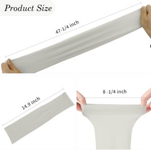 Manchon de bras en tissu rafraîchissant pour cyclisme, protection solaire UV pour hommes et femmes, camping, été, basketball, course à pied, vélo - Product Image 5