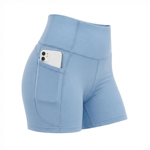 New Compression <b>Shorts</b> Custom Logo Polyester <b>Spandex</b> Women's Running Fitness GYM Women Compression <b>Shorts</b> - Product Image 3