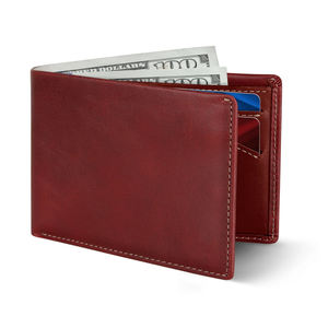 กระเป๋าสตางค์หนังแท้ลายจุดปักลาย ดีไซน์ทันสมัยสำหรับทุกเพศ คุณภาพสูง กระเป๋าใส่บัตรเครดิตสำหรับเดินทาง - Product Image 1