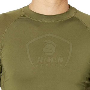 Made In Best Material <b>Men</b> <b>Compression</b> Rash Guard Custom Logo Printed <b>Men</b> <b>Compression</b> Rash Guard With Long Sleeve - Product Image 3