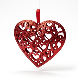 Wholesale Metal <b>Christmas</b> Hanging Ornament Heart Shape With Premium Craftsmanship For Retail Stores <b>Gift</b> Shops - Product Image 4