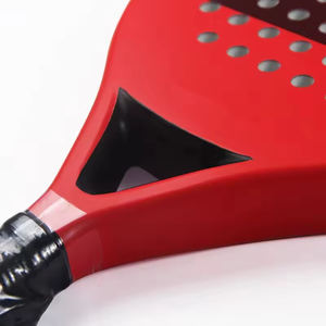 Raquette de padel de qualité supérieure en fibre de carbone, fabricant OEM de raquettes de padel en gros, raquette de padel légère en fibre de carbone - Product Image 4