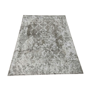 Tapis géométrique en laine tissé à la main sur mesure 10'x14' Rouge et crème traditionnel à poils ras avec support en coton pour maison de luxe - Product Image 2
