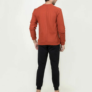Chemise en tricot gaufré de qualité supérieure, tissu doux et respirant, vêtement décontracté, chemise en tricot gaufré légère et confortable pour un usage quotidien - Product Image 6