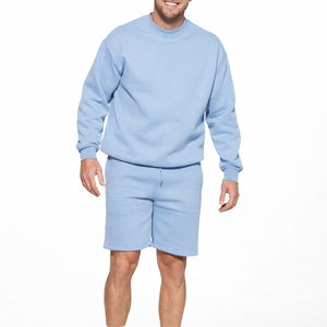 Conjunto de Sudadera y Pantalones Cortos Personalizados de Alta Calidad para Hombre, Traje Deportivo Informal de Dos Piezas, Ropa Deportiva Cómoda para Descansar - Product Image 1