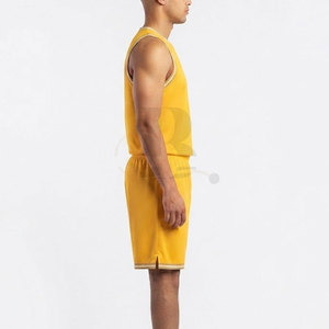 Tenue de basket-ball d'équipe en polyester respirant, maillot et short, design personnalisé, haute qualité pour clubs, écoles, ligues - Product Image 6