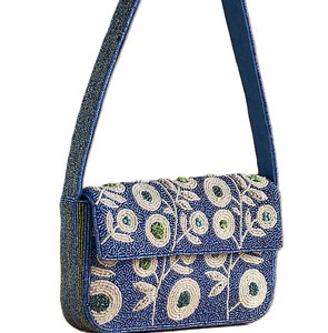 Designer Handmade <b>Seed</b> Beaded Bag Contemporary Colourful Stripes Trendy Fashion Accessory For Modern Women Everyday Wear Travel - Product Image 5