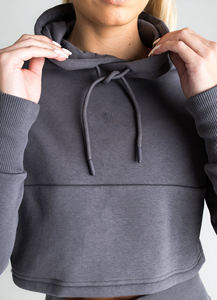 Conjunto Deportivo de Dos Piezas para Mujer, Diseño Personalizado OEM ODM, Color Sólido, Sudadera con Capucha y Pantalones Jogger de Felpa Francesa, Alta Calidad - Product Image 6