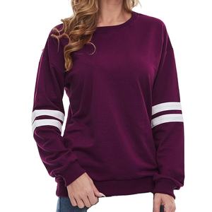 Sudadera de cuello redondo de color sólido para mujer hecha a medida al por mayor con tela suave y transpirable de alta calidad hecha en Pakistan2026 - Product Image 3