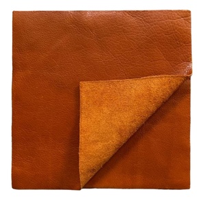 Natural Finish Genuine <b>Leather</b> <b>Sheet</b> Water Resistance Durable Eco Friendly Real Animal Hide Finish <b>Leather</b> Grain Custom Thick - Product Image 1