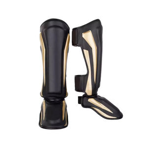 Nouveauté : protège-tibias Muay Thai personnalisés avec logo, style professionnel, fabrication sur mesure, couleur personnalisée, en vente. - Product Image 6