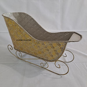 Regalos Navideños, Superventas, Caja de Metal Negra de Alta Calidad, Trineo de Papá Noel, Decoración Navideña para el Hogar - Product Image 2