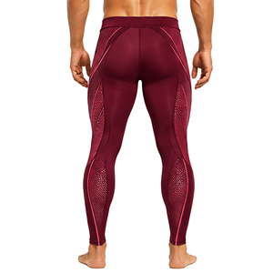Pantalon de sport de compression pour hommes, personnalisable, respirant, haute élasticité, imprimé, taille élastique, pour la gym, la course, le fitness et l'entraînement - Product Image 5