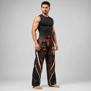 Pantalon de kick-boxing professionnel avec coutures renforcées, confort léger et durabilité accrue pour les athlètes actifs - Product Image 2
