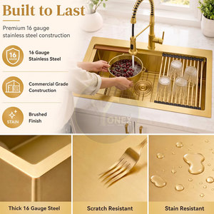 Hot Sale Custom Size <b>Kitchen</b> <b>Sinks</b> Professional Made <b>Kitchen</b> <b>Sinks</b> Durable Material <b>Kitchen</b> <b>Sinks</b> - Product Image 2
