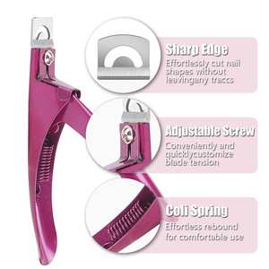 Coupe-ongles en acier inoxydable de qualité supérieure avec une mâchoire large et robuste pour les ongles épais - Coupe nette et précise - Product Image 2