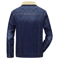 Vente en gros Nouvelle mode 2026 Veste en jean décontractée noire unie en coton délavé pour hommes, Vestes en jean personnalisées pour hommes et femmes