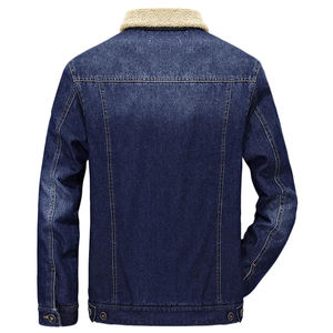 Vente en gros Nouvelle mode 2026 Veste en jean décontractée noire unie en coton délavé pour hommes, Vestes en jean personnalisées pour hommes et femmes - Product Image 2