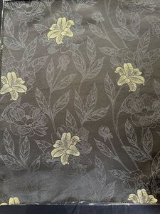 Fabricants d'abaya ultra douce avec une bonne brillance, douce au toucher, lisse, luxe, satin jacquard, brocart floral, tissus au toucher riche - Product Image 4