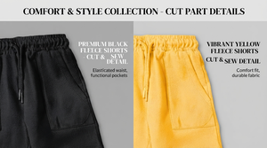 Shorts de Verano para Mujer, Tejidos, 100% Algodón, Cintura Alta Elástica, Color Sólido, Antiarrugas, Transpirables y Ecológicos - Product Image 3