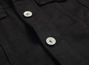 Wholesale High Quality Custom Logo Front 100% Cotton Men's Winter <b>Jeans</b> Jacket Breathable Eco-Friendly Quick Dry 280g Outdoor - Product Image 5