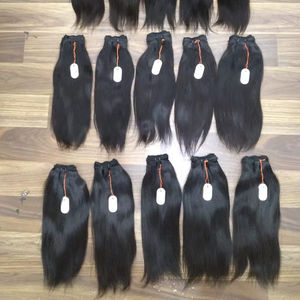 Precio al por mayor 100% Extensión de cabello humano de templo indio virgen Grado 12A Onda sin procesar y estilos Afro 100% Paquete de trama Remy - Product Image 1