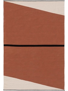 Tapis scandinave en plaid tissé à la main 100% coton |   Tapis épais à poils ras écologiques pour la décoration intérieure - Product Image 6