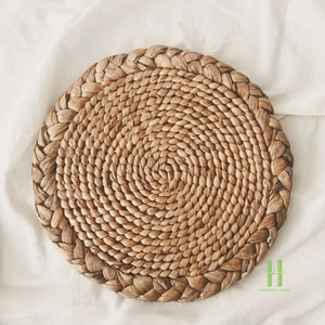 BEST WHOLESALE Premium Quality <b>Round</b> Water Hyacinth Woven Placemats Handmade Decorative Dining <b>Table</b> <b>Mats</b> Set - Product Image 6