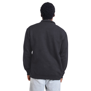 Sudadera de Forro Polar para Hombre con Cierre de Cremallera, Manga Larga, Cuello Alto, Informal, para Invierno, Gimnasio, Aire Libre, Corte Regular, Mezcla de Algodón, Color Sólido - Product Image 2
