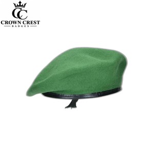 Boina Premium 100% Lana, Gorro Redondo Clásico con Bordado Personalizado, Tejido Suave y Cálido, Ajuste Ajustable, Artesanía de Calidad - Product Image 1