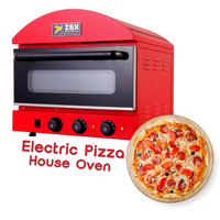 Four électrique haute performance pour cuisine commerciale, four à pizza rotatif pour boulangerie